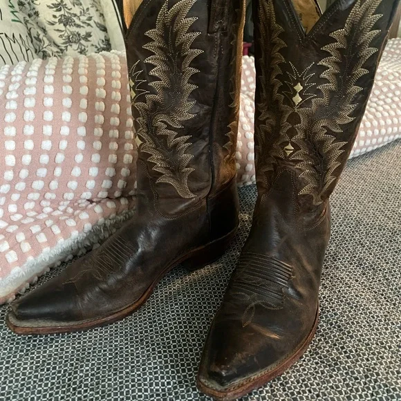 Tony Lama Women’s Cowboy Boots size 9 - Picture 1 of 13